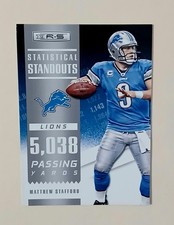 '25 MVP! 2012 Panini Rookies & Stars #3 Matthew Stafford Statistical Standouts