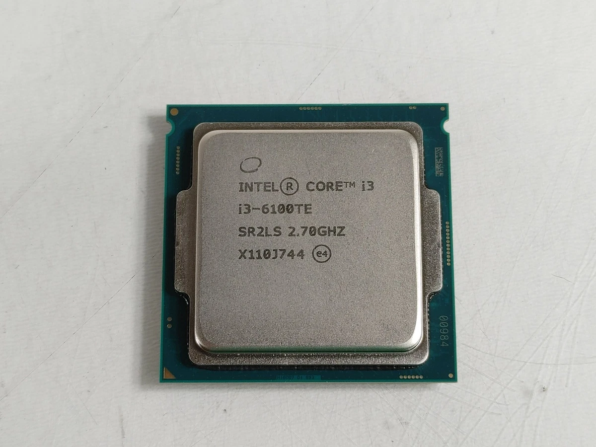 Core i3 6th Gen. Intel Core i3-6100 Processor Model LGA 1151/H4