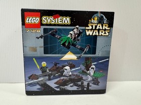 LEGO Star Wars Speeder Bikes 7128 Luke, 2 Scouts, NRFB New Sealed Excellent