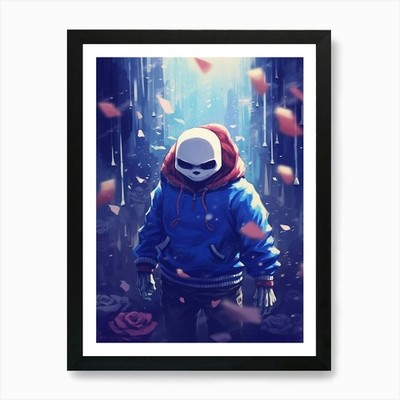 Under Tale Gaming 2 Kunstdruck gerahmt Wandbild Poster Leinwanddruck Bild