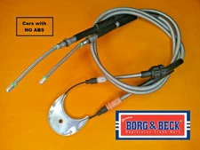 FORD ESCORT MK4 inc XR3i RS Turbo(1986 -1990) REAR HANDBRAKE CABLE "No ABS"