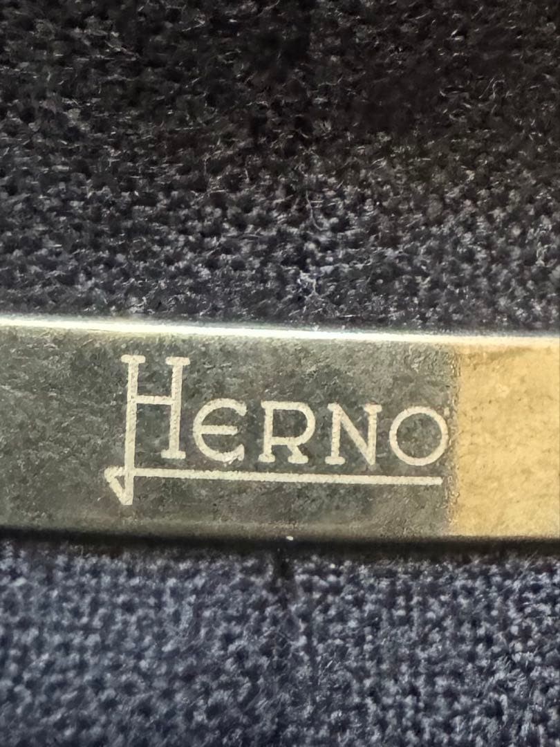 Herno Black Down Vest Double Button Lightweight S… - image 3