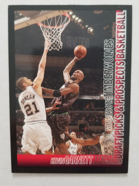2005-06 Bowman Draft Picks & Prospects Kevin Garnett #110 Minnesota Timberwolves