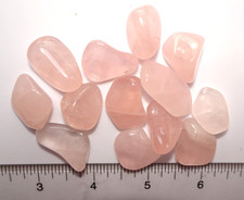 Rose Quartz - 12 Tumbled Stones  rt527
