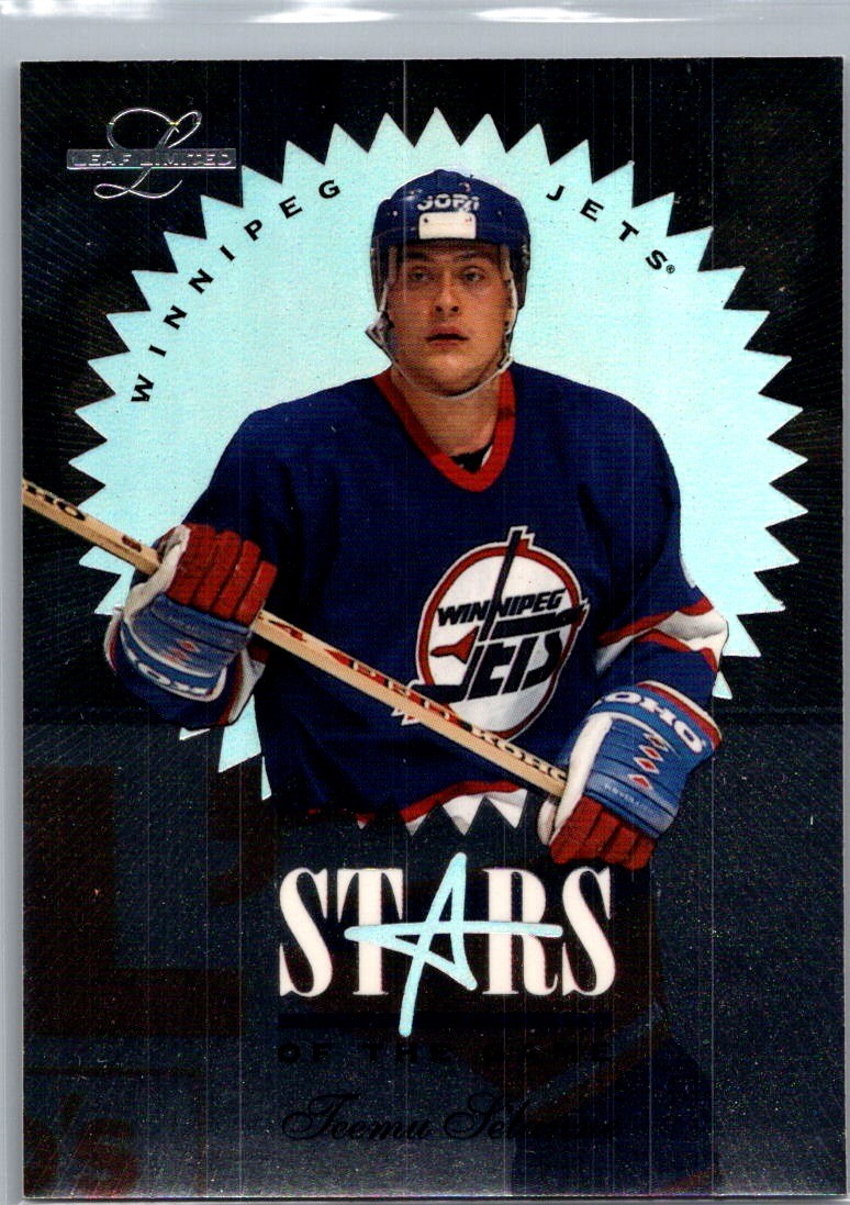 1995-96 Leaf Limited #7 Teemu Selanne Stars of the Game 4207/5000