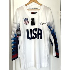 2018 Team USA Nike Authentic Olympic Hockey Jersey S SMALL P34235-10A NHL NWT