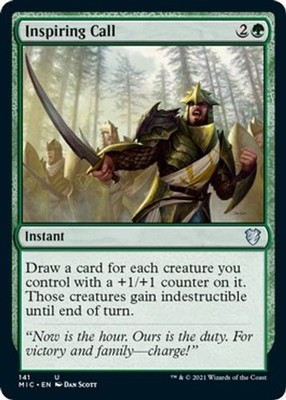 NM - Inspiring Call [MIC - 141] Commander: Innistrad: Midnight Hunt