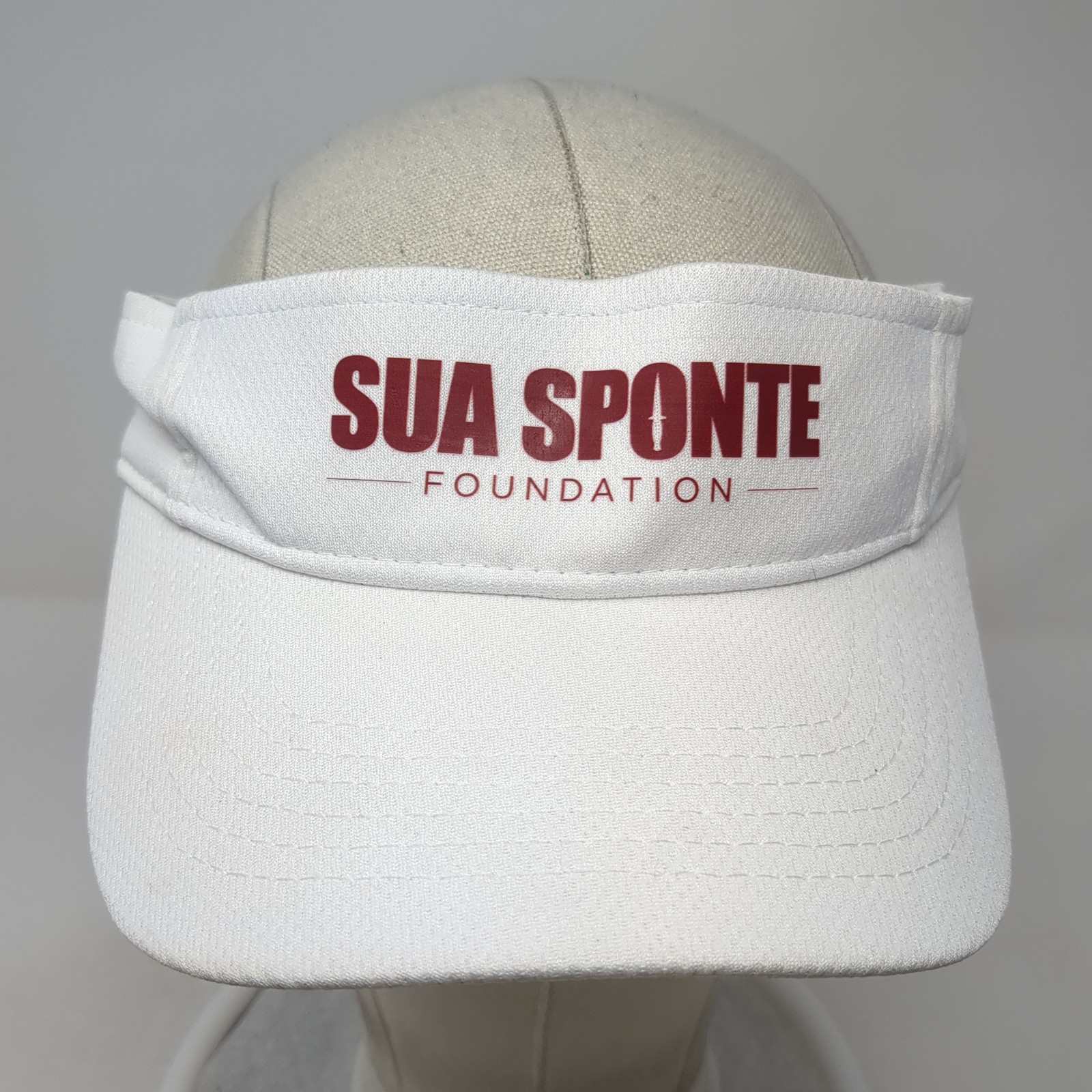 Sua Sponte Foundation Strapback Sun Visor Cap Whi… - image 2