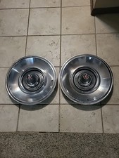 Vintage 1961-63 Chrysler Imperial Hubcaps 1 Pair Used Vintage 1961-63 Chrysler Imperial Hubcaps 1 Pair Used