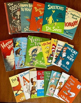 Collection of 20 Dr. Seuss Books 1st & Early Printings, Children's