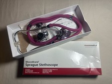 MooreBrand Sprague Stethoscope by MooreMedical - Magenta With Box