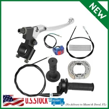 Mini Bike Throttle Assembly Kit + Mini Bike Drum Brake Lever for Coleman