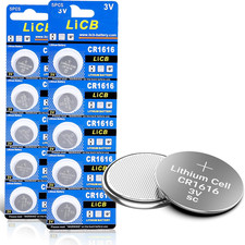 10 Pack CR1616 3V Lithium Battery CR 1616