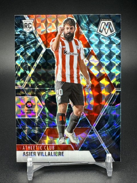 2020-21  Mosaic La Liga Asier Villalibre #33 Genesis Mosaic Prizm RC