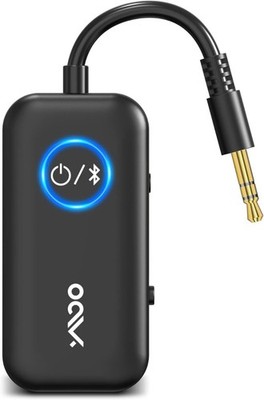 YMOO Bluetooth 5.3 Transmitter Receiver for TV/Airplane to 2 Headphones (/RT6...