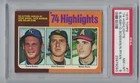 1975 TOPPS #7 NOLAN RYAN GRADED PSA 8 NM-MT HOF ANGELS NO HITTER CARD