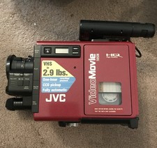 VINTAGE 1980s JVC GR-C7U Video Movie Camcorder w/case more UNTESTED READ