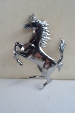 Ferrari emblem badge chrome emblem