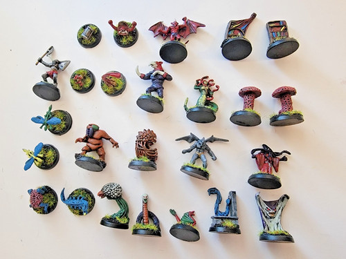 25x 15mm 18mm Splintered Light Dungeon Encounters RPG Painted
