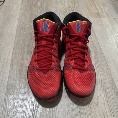 Nike Kyrie 1 Deceptive Red Mid Top Basketball Sneaker Red/Black 705277-606