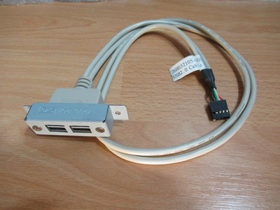 Dual USB 2.0 Port Cable Sanshing Chembro 26H032105-001