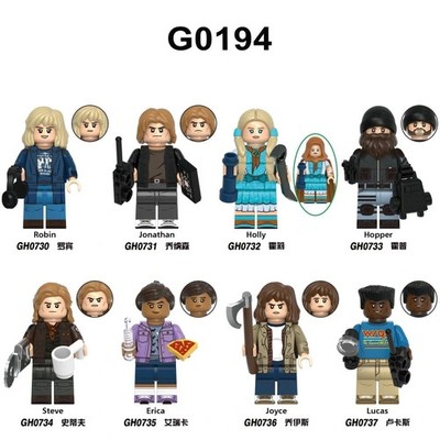 Stranger Things Halloween Custom Lego Minifigur Horror Spielzeug Minifigur Figur