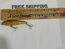 Vintage Bagley Finger Mullet TUFF Color Bass Fishing Lure USED TACKLE BOX FIND,,