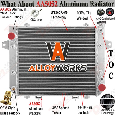 #ad 4 Row Radiator 440211 00010 Fits 2012 Doosan Daewoo Fitsklift G20P 5 GM 3.0L LP $341.05