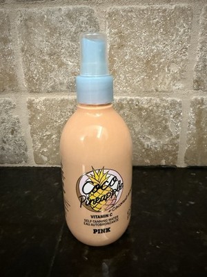 VICTORIA'S SECRET PINK COCO PINEAPPLE SELF TANNING WATER 8 oz 236ml NEW