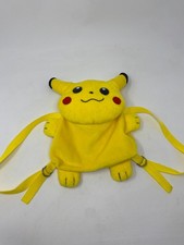 Pokemon Pikachu Yellow plush backpack original