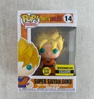Funko Pop Vinyl Figure 3+ OS Orange Super Saiyan Goku #14 Glow Exclusive In Box