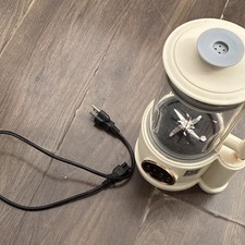 White Electric Blender dj002 4-Blade Countert...