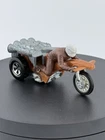 Vintage Hot Wheels Rumblers 1972 Romain Candle Brown Rider Motorcycle