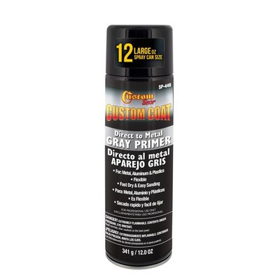 1K High Build Primer Spray Paint - 12 Oz Grey - Automotive Sandable Primer fo...