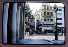 1986 Street Cityscape Greece Vintage 35mm Kodachrome Slide Film Photograph
