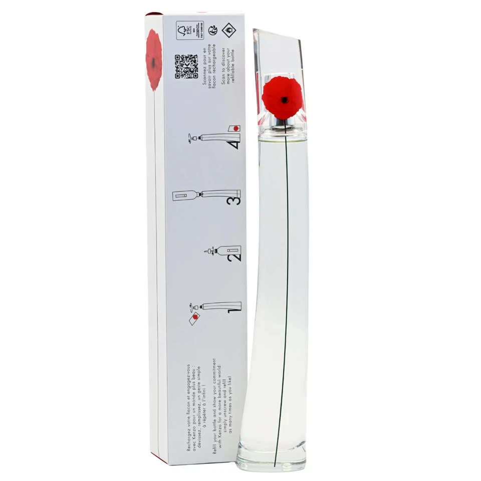 Flower (Refillable) by Kenzo perfume for her EDP 3.3 / 3.4 oz New in Box - Image 3 of 4
