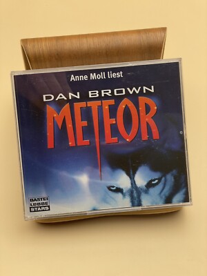 Dan Brown Meteor Anne Moll Bastei Lübbe Hörbuch 6 CD´s Box nur einmal angehört