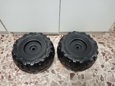 SET 4 RUOTE ANTERIORI E POSTERIORI PER QUAD PEG PEREGO CORRAL T-REX 330 WATT