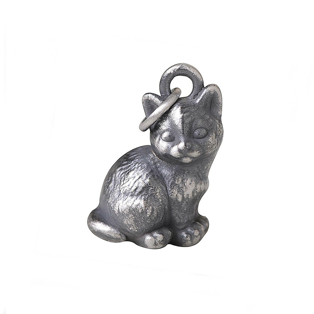 Cat Charm Oxidized Vintage 925 Sterling Silver Pendant A2399 | eBay