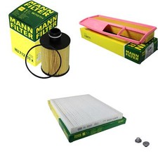 MANN-FILTER Inspektionspaket Filterset für Fiat Doblo Kasten/Kombi 1.3 D