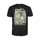 Marvel Funko Pop Tee T-Shirt Wanda & Vision House Size XXL 2XL Black Wandavision
