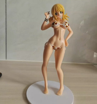 Hot, Anime Fairy Tail Lucy Heartfilia Ver. PVC 1/7 Scale Figure New No Box 24cm