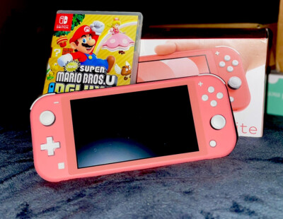 Nintendo Switch Lite Gaming Console Super Mario U Deluxe  45496882662|