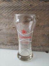 BUDWEISER KING OF BEERS TASTER SAMPLE GLASS 8OZ RARE MAN CAVE BAR