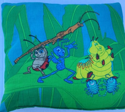 Disney A Bugs Life Throw Pillow Cartoon 16x14 Pixar Vibrant