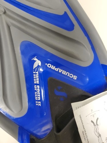 Scubapro Twin Speed FF geschlossene Absatzflossen Tauchen Schnorcheln Naturflügel Gr. 8-9 - Bild 5 von 16