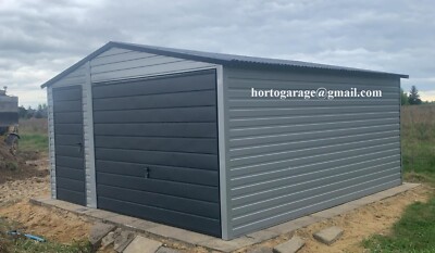 5x5 Blechgarage Metallgarage LAGERRAUM GERÄTESCHUPPEN Container Mehrfachgarage