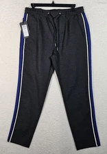 Jack & Jones Mens Tapered Vega Track Pants Joggers Size 32x32 Gray Blue NEW