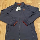 Nike NFL Chicago Bears Team Issue Travel FZ Football Jacket Coaches Sz M CI3206