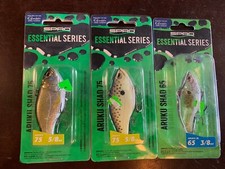 ARUKU SHAD 65/75 fishing lure 3/8oz & 5/8oz SPRO essential series Lot x3pk
